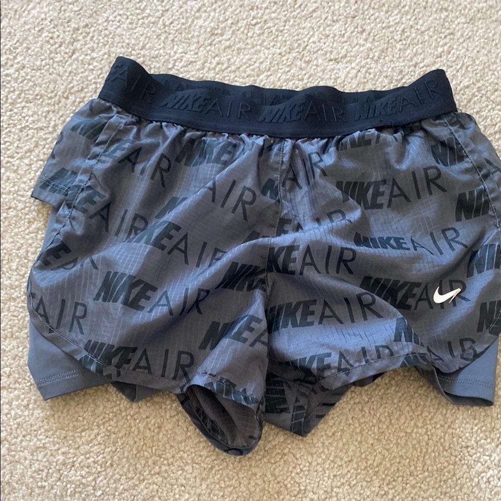 Nike Air Black and Gray Athletic Shorts